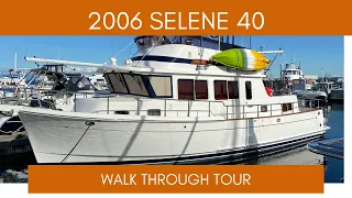 Available  2006 Selene Trawler Yacht Brokerage Tour. One take. Available in Anacortes WA