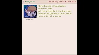 Anon's adventure at the grocery store