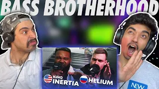 THRILLERS REACT | King Inertia 🇺🇸 x Helium 🇷🇺 | Bass Brotherhood | REACTION VIDEO!!!