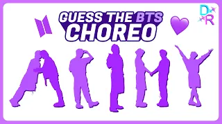 GUESS THE BTS CHOREOGRAPHY BY THE SILHOUETTE || KPOP DR GAME