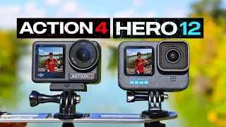GoPro HERO 12 vs DJI Osmo ACTION 4 🔥 WHICH to BUY?