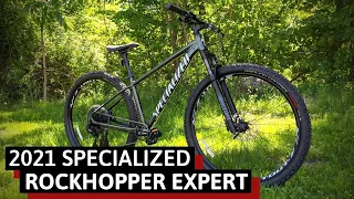 2021 Specialized Rockhopper Expert Mountain Bike Feature Review and Weight, XC & Trail Mtb bicycle