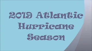 2019 Atlantic Hurricane Season - Individual storms satellite animation