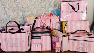HUGE Victoria's Secret Haul!!! 🛍️  Signature Stripe EVERYTHING Collection 💗💗💗