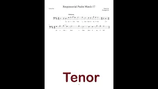 Responsorial Psalm, March 17, 2024 rehearsal track - Tenor.