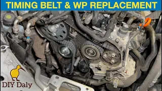 2012 VW Tiguan 2.0 TDI Timing belt & water pump replacement CFFB