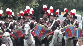 Briciola e la Fanfara Carabinieri a Cavallo - Umbertide (13.09.2015)