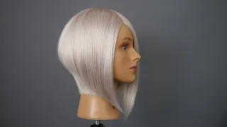 Beautiful stacked INVERTED Bob tutorial by Ben Brown
