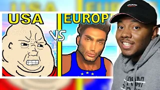 AMERICAN REACTS To USA VS EUROPE (obesity)