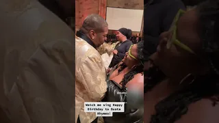 Busta Rhymes gets emotional after Lady sang happy birthday to him