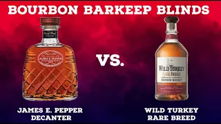 Can James E Pepper Barrel Proof Take Down Old Faithful Rare Breed? - Blind Bourbon Review