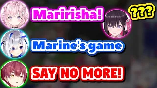 Marine Cringes as Kanata and Koyori Explain Her Game to AZKi【ENG Sub / Hololive】