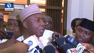 We Are Committed To Supporting President Buhari-- Saraki