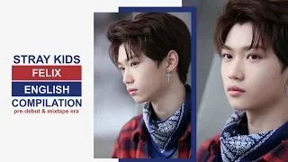 STRAY KIDS' FELIX SPEAKING ENGLISH | Pre-Debut & Mixtape Era