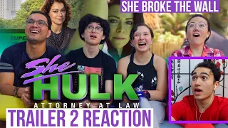 SHE HULK: Attorney at Law TRAILER 2 Reaction! | SDCC 2022 | MaJeliv Reactions l She Broke the Wall