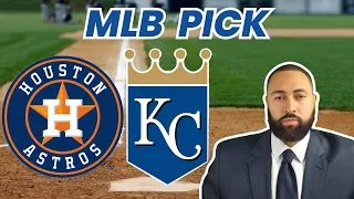 Astros Vs Royals MLB Free Pick Thursday April 11th | Picks And Parlays #mlbb