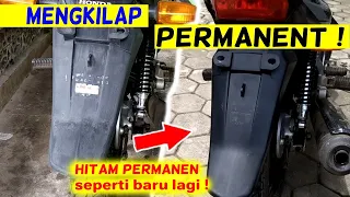 PRAKTIS SEKALI !!! Cara mudah MENGHITAMKAN Body Plastik tanpa REPAINT !