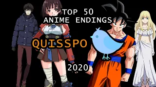 MY TOP 50 ANIME ENDINGS OF ALL TIME (2000-2019) | Quisspo