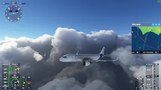 Microsoft flight Simulator Rome to Naples