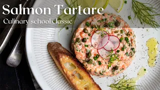 Classic Salmon Tartare (sample recipe from our cookbook)