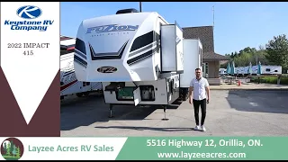 2022 Keystone Impact 415 - Layzee Acres RV Sales