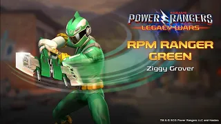Ziggy Grover RPM Green Ranger | Power Rangers Legacy wars
