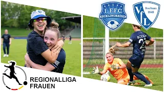 BOCHUM IST MEISTER! 🥳 // 1. FFC Recklinghausen - Vfl Bochum // 21. Spieltag // Regionalliga 23/24