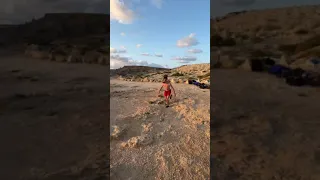 Cliff jumping in Malta 🌅 #cliffjumping #cliffdiving #pov #malta #flip