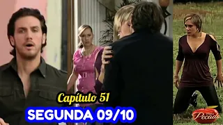 MEU PECADO capítulo de hoje segunda-feira (09/10/2023) novelas do SBT