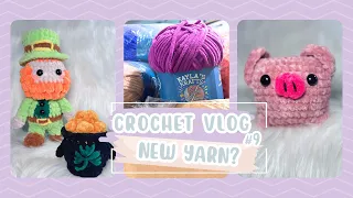 Crochet Vlog #9 2024 | New Yarn! | New Beads | New Market Display Items | Crochet Makes