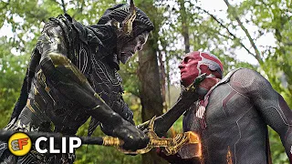 Vision & Captain America vs Corvus Glaive | Avengers Infinity War (2018) IMAX Movie Clip HD 4K