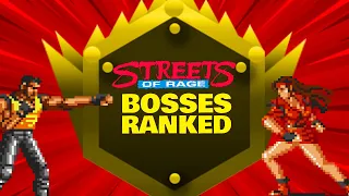 Mr. X Is Not the TOUGHEST! - Streets of Rage 1 Bosses Ranked (Sega)