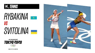 RYBAKINA vs SVITOLINA | Tennis - Bronze Medal Match - Highlights | Olympic Games - Tokyo 2020