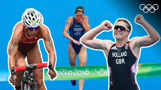 🥇Jorgensen 🥈Spirig 🥉Holland - Women's Triathlon at Rio 2016!