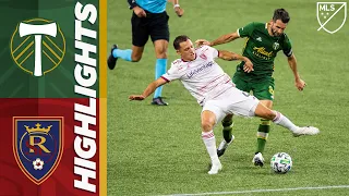 Portland Timbers vs. Real Salt Lake | August 29, 2020 | MLS Highlights