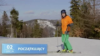 NAUKA JAZDY NA NARTACH - LEKCJA #02 POCZĄTKUJĄCY,  podstawy na nartach