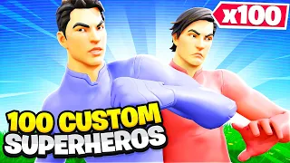 I GOT 100 CUSTOM SUPER HERO SKINS TO SCRIM ...