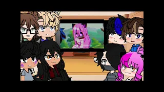 Mystreet when angels fall + Kim, Pierce and Ein react to Ein angst | Aphmau🪻🔮💜|