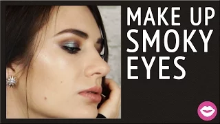 Коричневый макияж SMOKY EYES с пигментом INGLOT | Dasha Voice