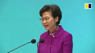 LIVE: HK Chief Executive Carrie Lam press conference