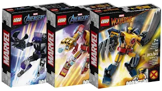 All LEGO Marvel Mech Armor Sets 2022 Compilation/Collection Speed Build