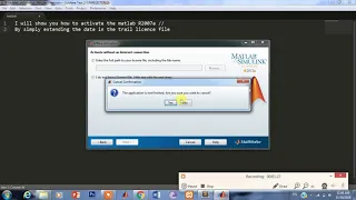 Matlab R2017a offline activation by extending date in license!! [100% Working]