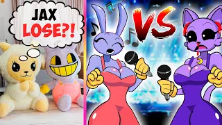 AMAZING DIGITAL CIRCUS vs POPPY PLAYTIME 3 - SONG BATTLE | Dolly and Jax React to TADC #122
