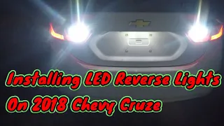 Installing LED Reverse lights on 2018 Chevy Cruze