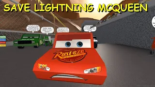 SAVE LIGHTNING MCQUEEN!! Adventure Obby (Roblox Game)