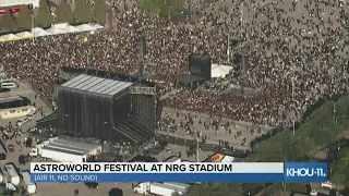 Massive crowds at NRG for Travis Scott's Astroworld