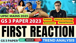 GS Paper 3 - First Review & Reaction by Mrunal Patel | UPSC IAS Mains 2023 Review & Reaction