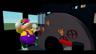 Wario dies in a horrific Train crash.mp4