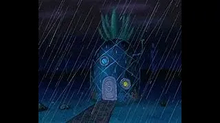 Relaxing/Calm SpongeBob SquarePants-Rain Background-8 Hours-Good for Sleep