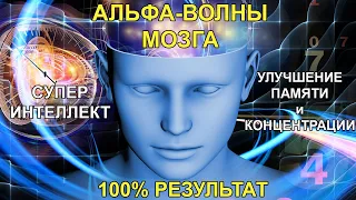 АЛЬФА ВОЛНЫ для МОЗГА🧠: мгновенно улучшают Память и Интеллект🧠. Медитация для головного мозга